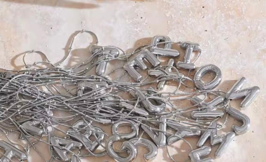 Silver Letter Necklace