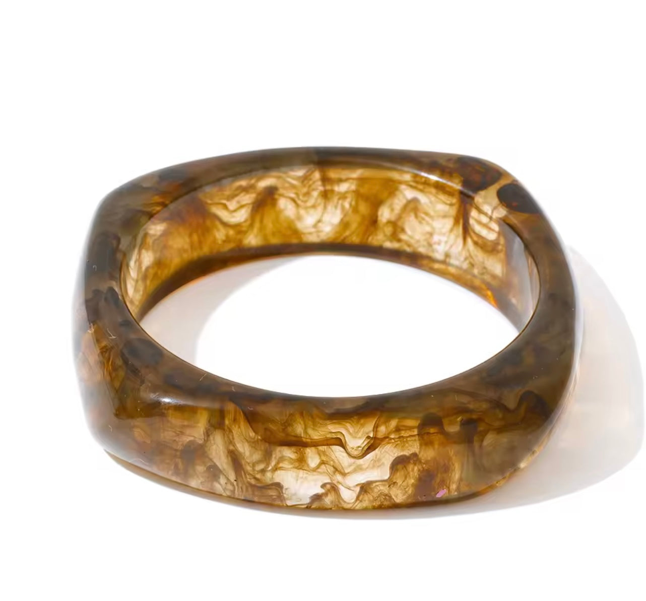 Mocha Resin Bangle